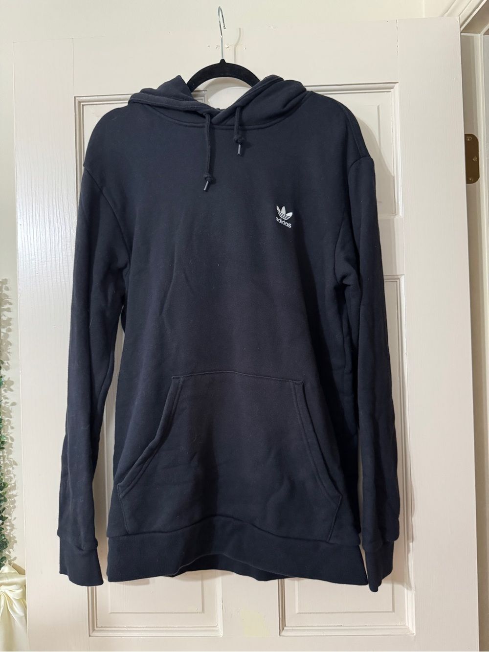 Women’s Adidas Black Hoodie Sweatshirt Sz L